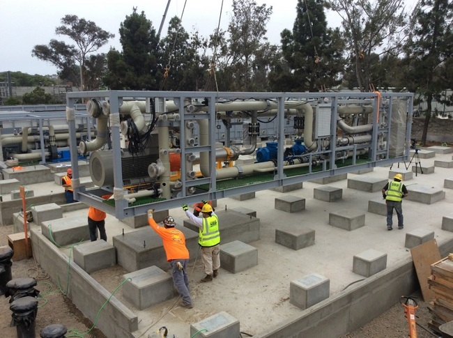 Construction Photo for the new Desalination Plant