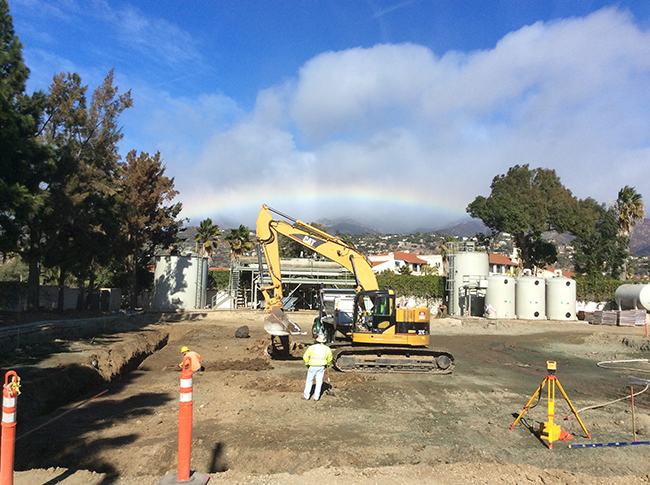 Construction Photo for the new Desalination Plant